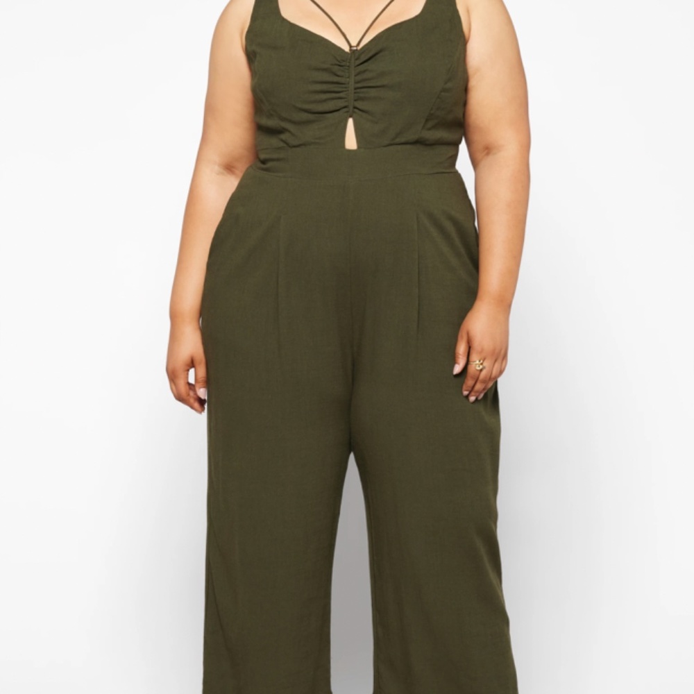 City Chic Wide Leg Jumpsuit